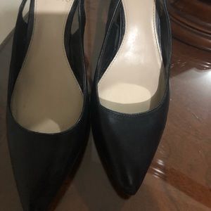 4” Black Slingback Heels
